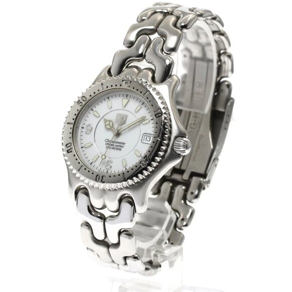 TAG HEUER S/el WG5113-P0 Date white Dial Men's Watch_888773